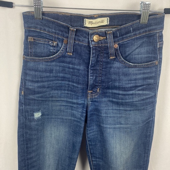MADEWELL 9" High-Rise Skinny Jeans: Destructed Edition - Picture 5 of 14